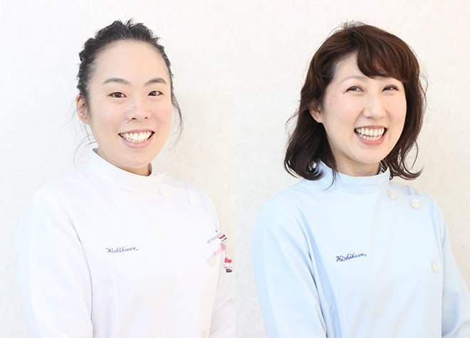 岸川歯科_分部 真梨(Mari Wakebe)　佐藤 美幸(Miyuki 