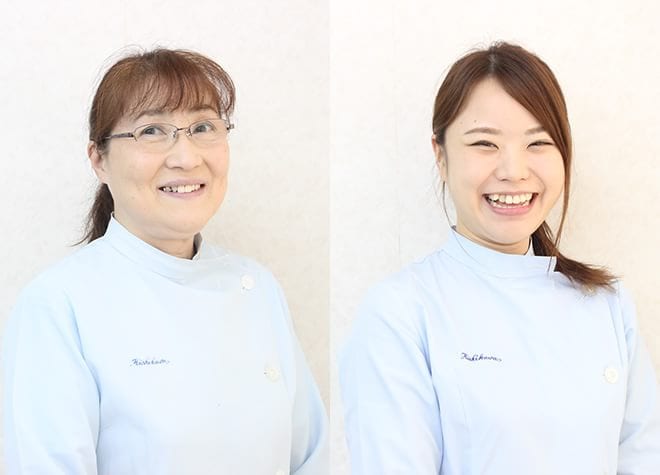 岸川歯科_中筋 伊久子(Ikuko Nakasuji)　竹田 結香(Yuk