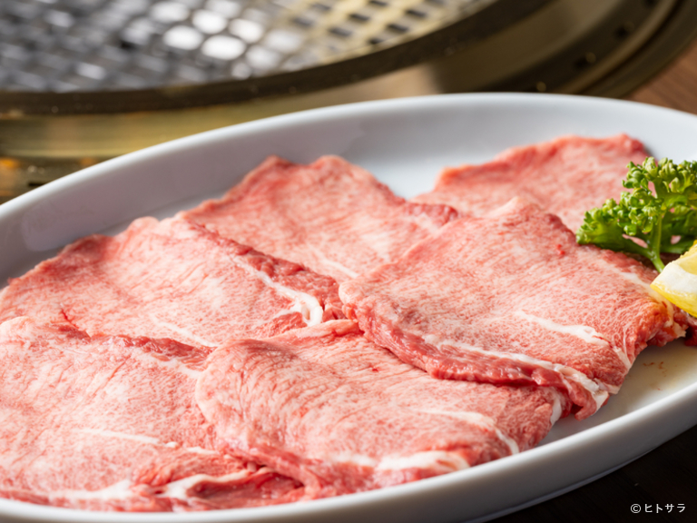 特選タン　ハラミ　焼肉かたひら