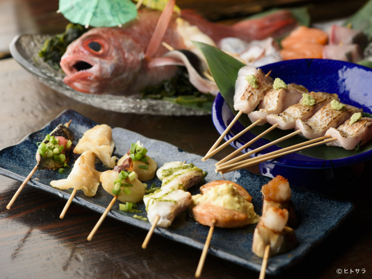 和傘　魚串と手羽先の大衆居酒屋