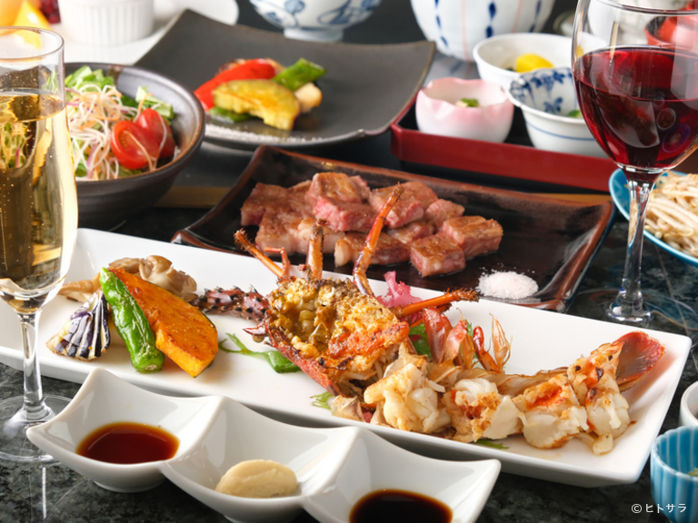 銀座クレストンホテル　鉄板焼き華山_2