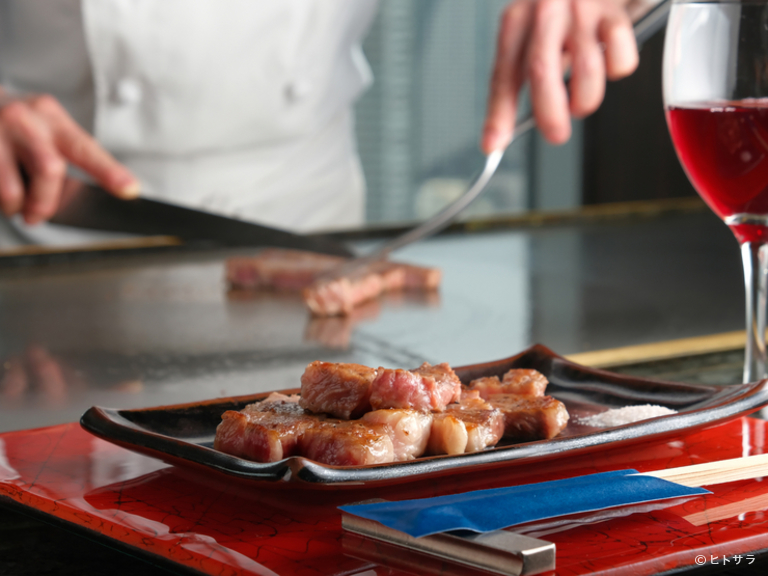 銀座クレストンホテル　鉄板焼き華山_3