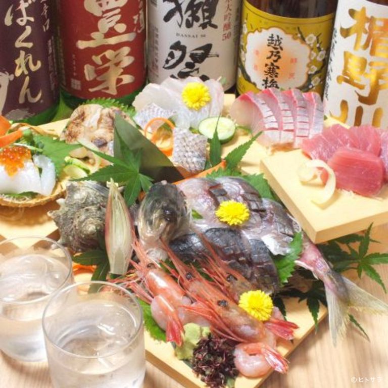 生本まぐろ　へぎそば　炉端焼　大阪　魚然_1