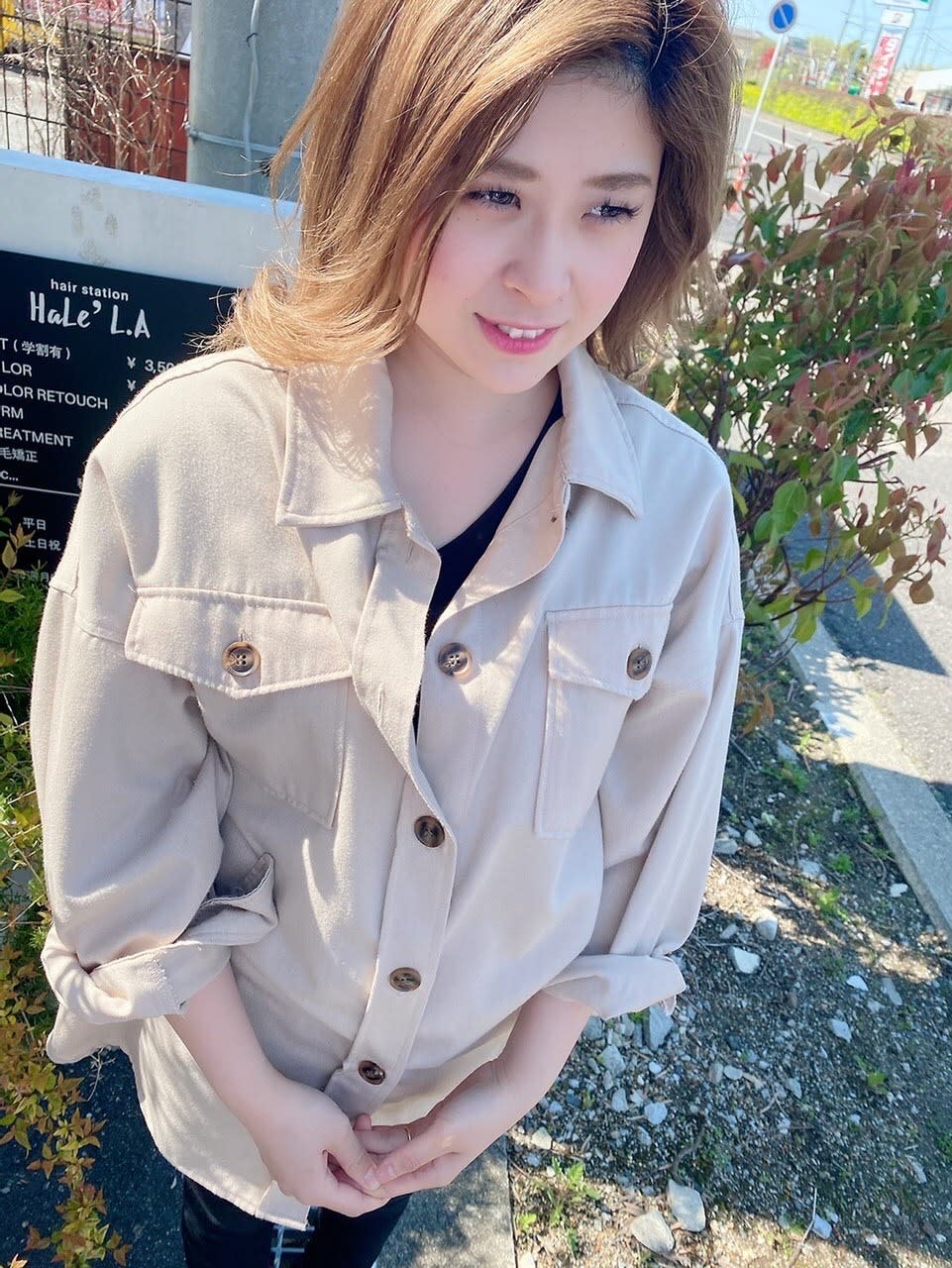 hair station HaLe' L.A_中野 奈摘