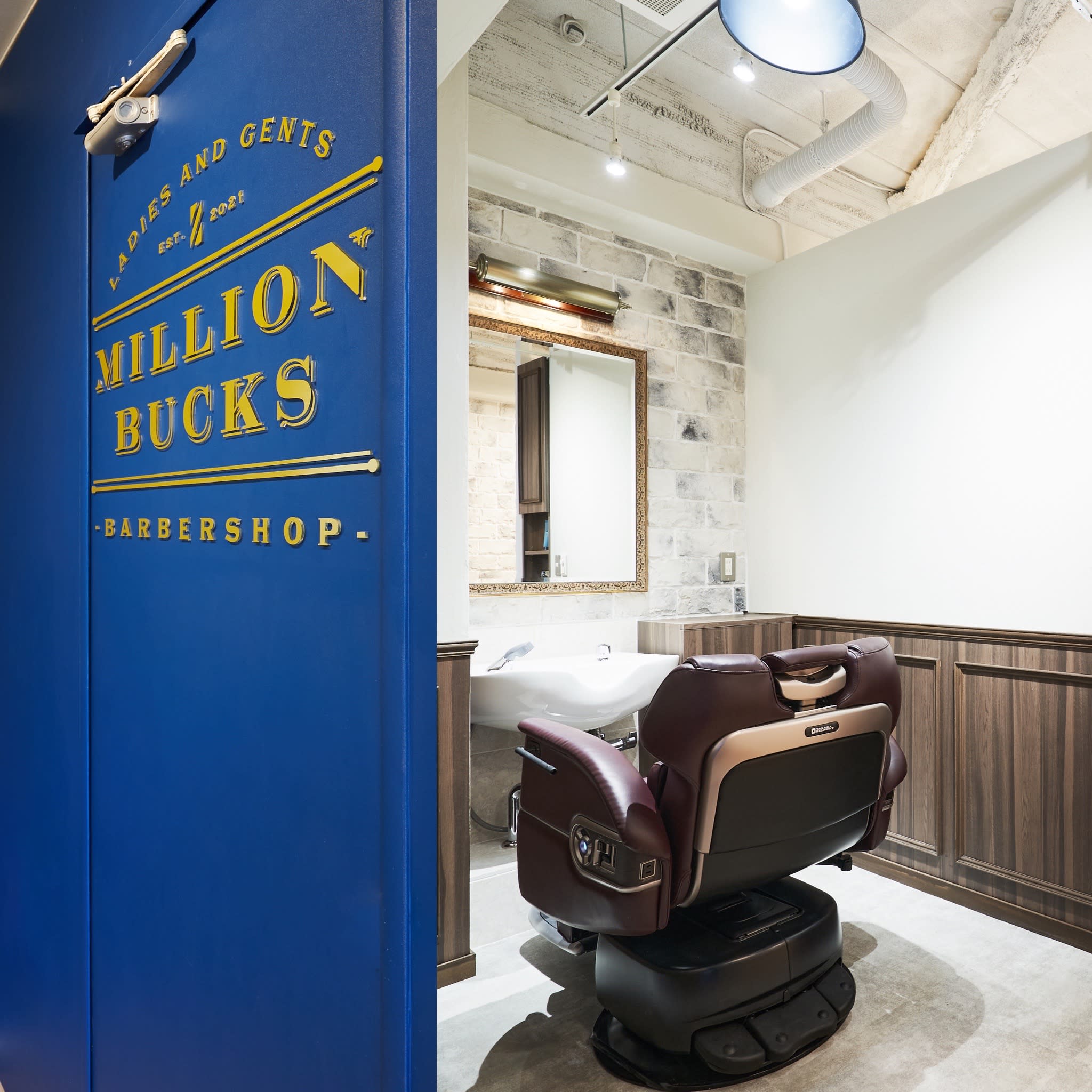 Million Bucks barber shop 上野