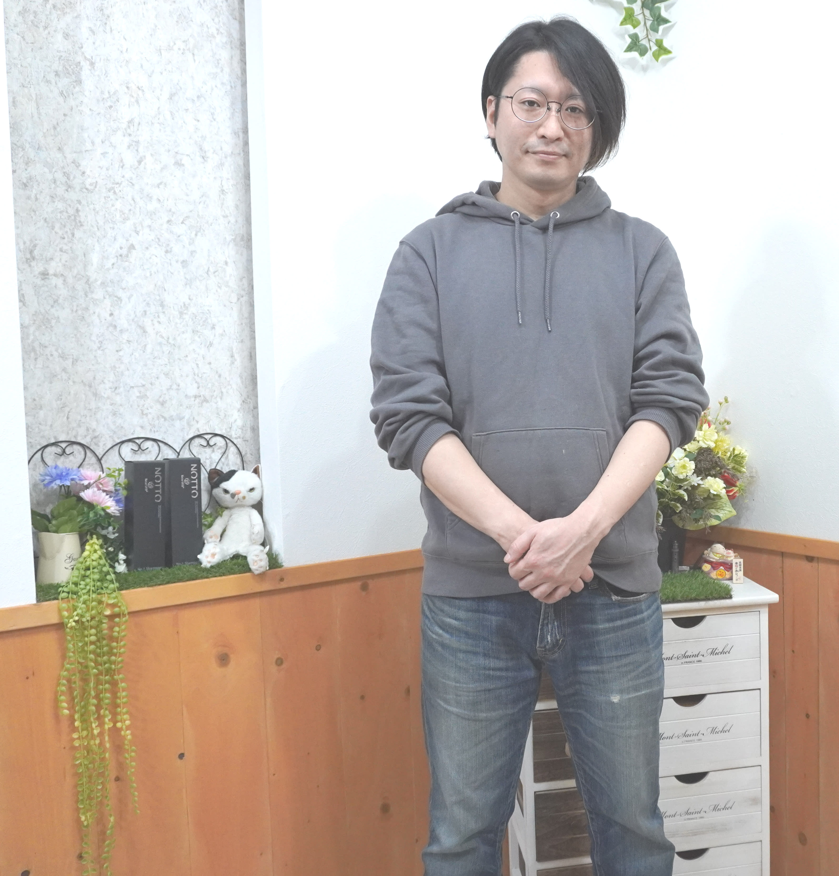 猫と三日月_SYU