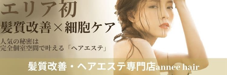 髪質改善・ヘアエステ専門サロン annee hair_2