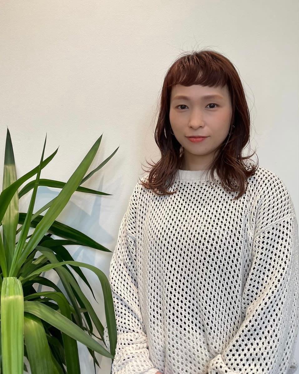半個室 rire hair 千早店_杉原とも子　9月より香椎店異動