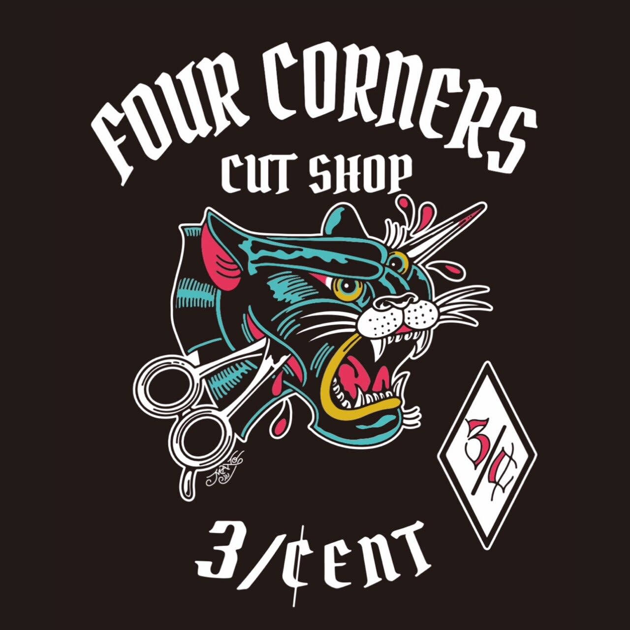 FourCornersCutShop 3/cent 栄フェード刈り上げメンズ専門_YUKI ABE