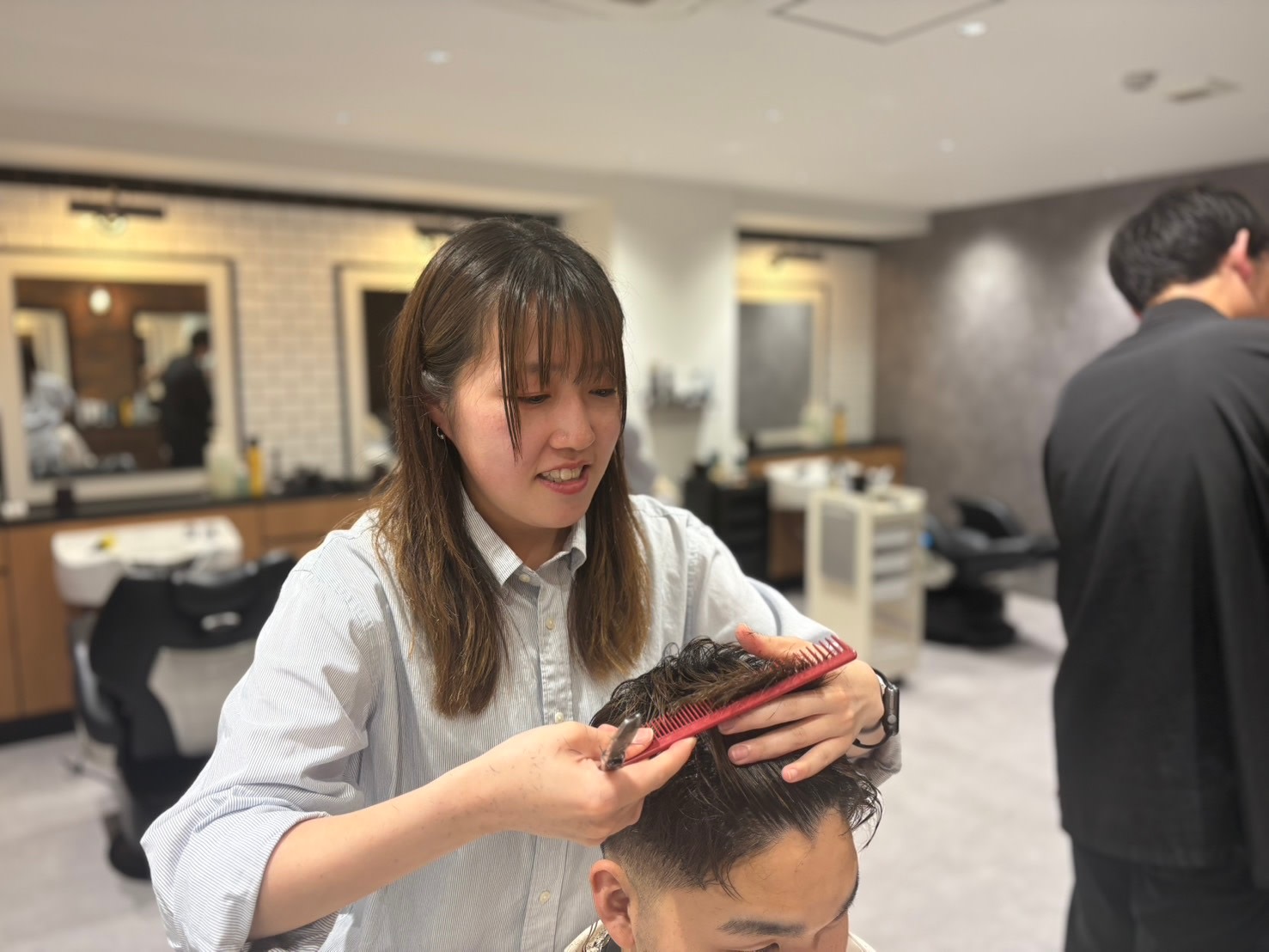 BARBER SHOP 涼 流山おおたかの森店【バーバーショップ リョウ】_岡崎 佑香