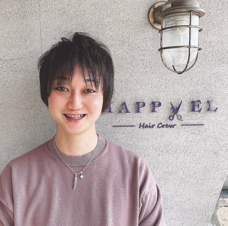 HAPPYEL hair crew_松畑 光由