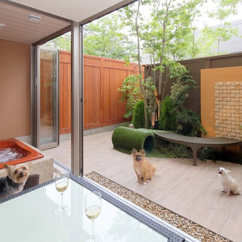 Dogサバトリーのある宿 ご・遊庭