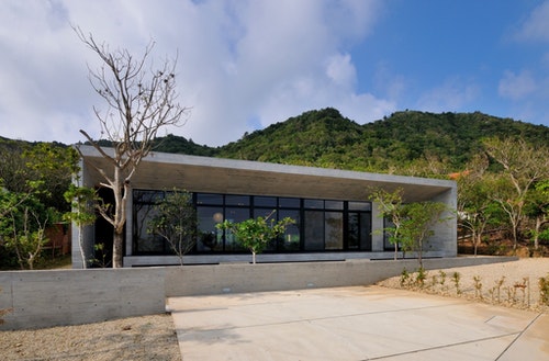 【オーシャンビュー】2014年のグッドデザイン賞を受賞した一軒家。 ^