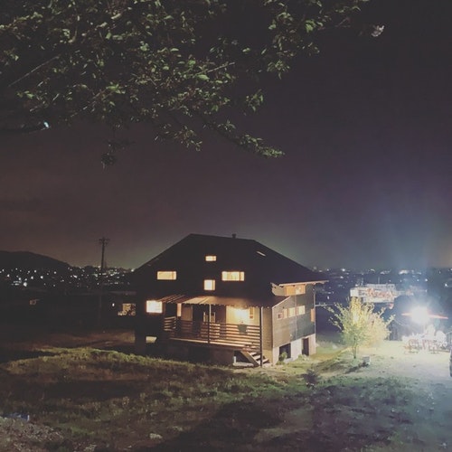 　北アルプス一望の家　＾