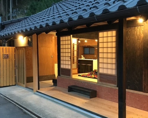 築200年の吉野天河の古民家です。 ^