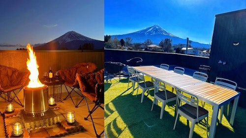 ヴィラ山間堂Panorama BBQ Bonfire Fuji view Annovillas ^