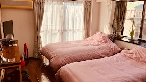 アクセス抜群！熊本では数少ない２路線利用可能（ＪＲ路面電車）　空港バス停も徒歩圏内！／民泊