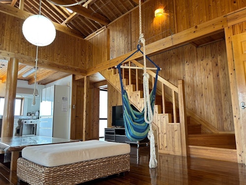 名護市の一棟貸切、BBQ付き、無料駐車場、3LDK、無料Wi-Fi(18Mbps) ^