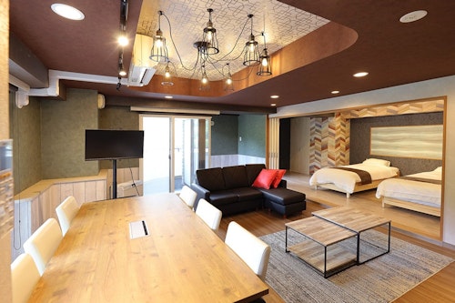 札幌定山渓天然温泉大浴場付Ｍａｘ８人＇ＭＯＬＩＮ２０１＇－札幌国際スキー場まで２０分－／民泊