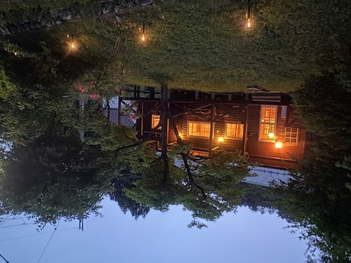 可愛い山小屋風　ログハウス　＾