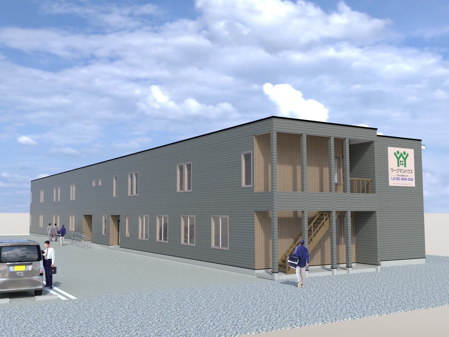 ワークマンハウスプレミアム苫小牧拓勇（２０２５年１２月１５日新築オープン）