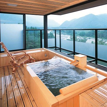 大町温泉郷　緑翠亭　景水