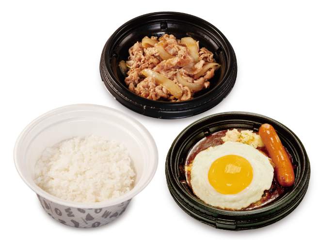 デラックスブラウンソースハンバーグ牛皿セット