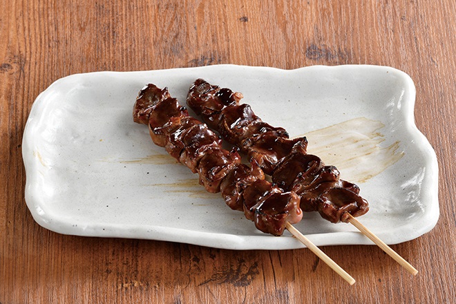 砂肝串　２本 Chicken Gizzard (2 skewers)