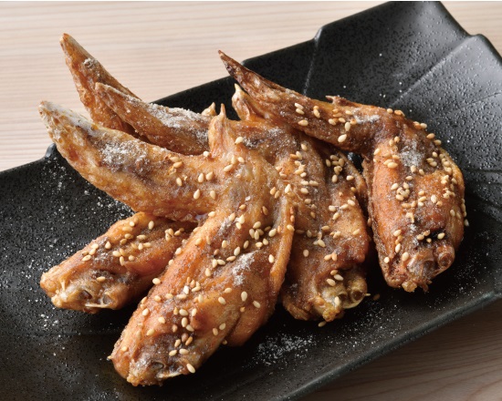 浪花の上ちゃん手羽先揚げNaniwa’s Deep Fried Chicken Wings (Osaka Stlye)