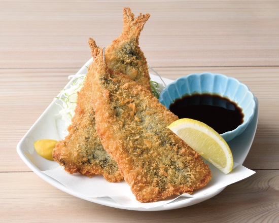 銚子産いわしフライDeep Fried Sardines