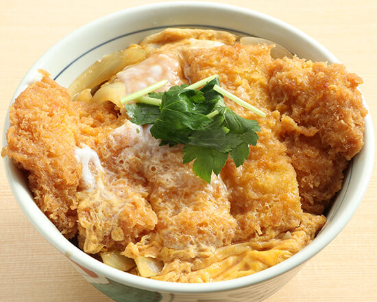 F-1122】かつ丼(100g)Pork Loin Cutlet with Egg Rice Bowl (Pork Loin Cutlet 100g)