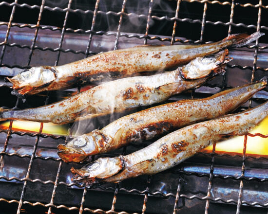 樺太ししゃもの炙り焼