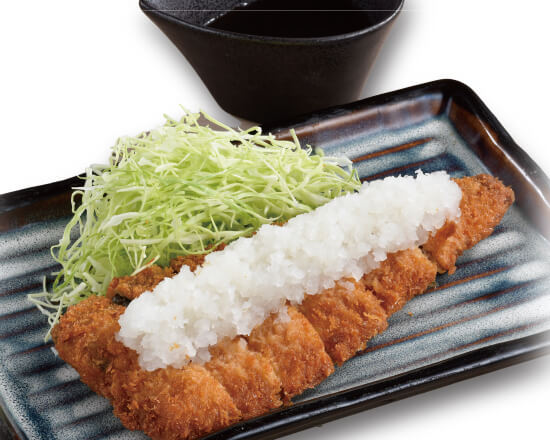 大きなサバかつおろしポン酢