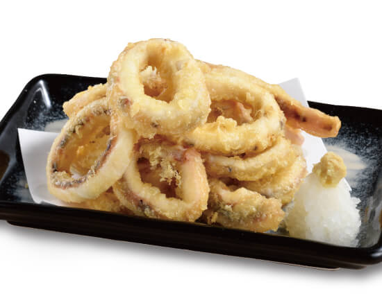 たっぷり！いかの天ぷら