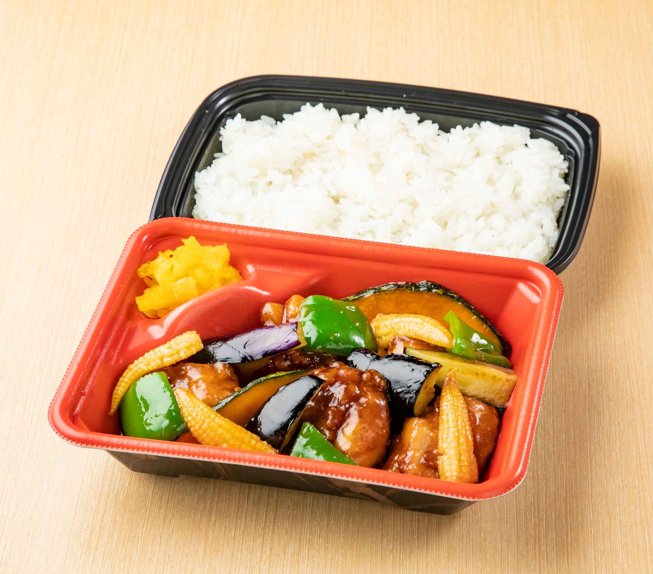 鶏肉と野菜の甘酢あん弁当